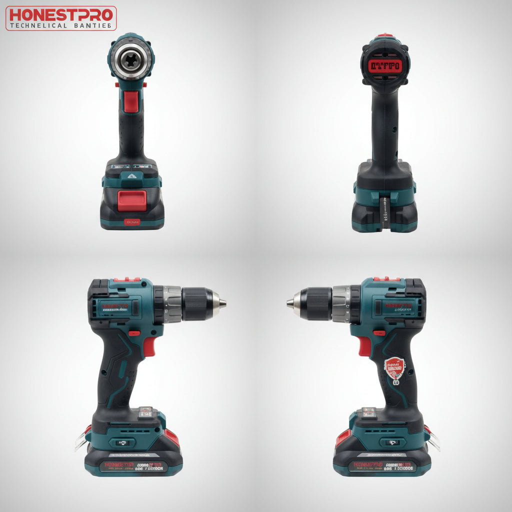 HonestPro Gen 2 Pro – Perceuse à Impact Sans Fil 21V Brushless